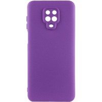 Чохол TPU GETMAN Liquid Silk Full Camera для Xiaomi Redmi Note 9s / Note 9 Pro / Note 9 Pro Max Фіолетовий / Purple