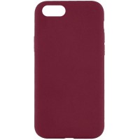 Чохол Silicone Case Full Protective (AA) NO LOGO для Apple iPhone 6/6s (4.7") Бордовий / Plum