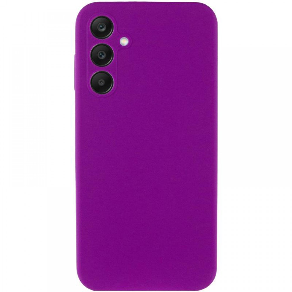 Чохол Silicone Cover Lakshmi Full Camera (AAA) для Samsung Galaxy A56 5G Сливовий / Purple