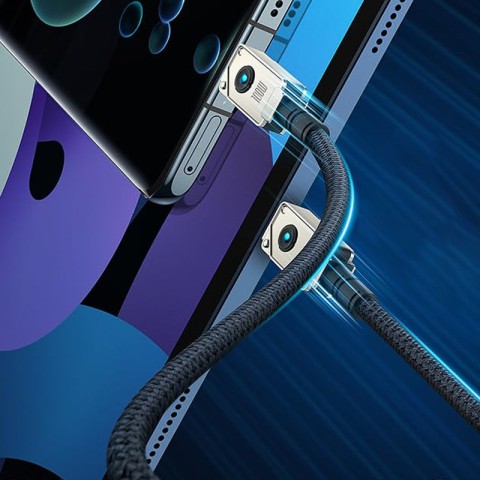 Дата кабель Baseus Unbreakable Series Fast Charging Type-C to Type-C 100W 1m (P10355800111-0) Stellar White