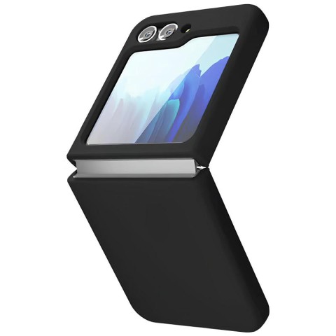 Чохол Foldables Silicone Cover Lakshmi (AAA) для Samsung Galaxy Z Flip5 Чорний / Black