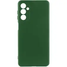 Чохол TPU GETMAN Liquid Silk Full Camera для Samsung Galaxy M34 5G Зелений / Dark green