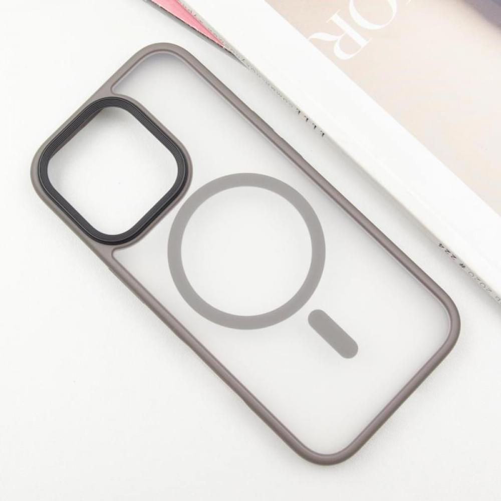 TPU+PC чехол Metal Buttons with MagSafe для Apple iPhone 16 Pro (6.3")