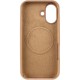 Чохол Silicone Case Full Protective (AA) V2 with MagSafe для Apple iPhone 17 (6.3") Бежевий / Desert Gold