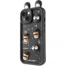 Чехол TPU Toys Case with Ears для Apple iPhone 15 (6.1")