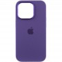 Чохол Silicone Case Metal Buttons (AA) для Apple iPhone 13 Pro (6.1") Фіолетовий / Iris