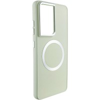 TPU чохол Bonbon Metal Style with MagSafe для Samsung Galaxy S23 Ultra Білий / White