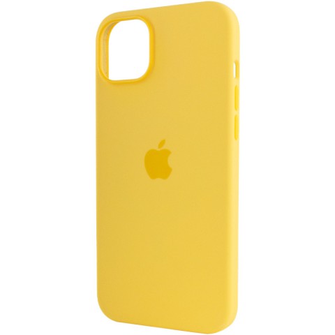 Чохол Silicone case (AAA) with Magsafe для Apple iPhone 14 Pro (6.1") Жовтий / Sunglow