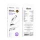 Дата кабель Borofone BX114 Structure USB to MicroUSB 2.4A (1m) White
