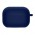 Силіконовий футляр з мікрофіброю для навушників Airpods 3 Темно-синій / Midnight blue