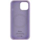 Чохол Silicone Case Full Protective (AA) with MagSafe для Apple iPhone 14 (6.1") Бузковий / Lilac