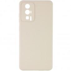 Силіконовий чохол Candy Full Camera для Xiaomi Poco F5 Pro Бежевий / Antigue White