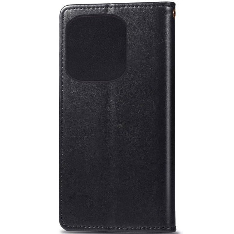 Шкіряний чохол-книжка GETMAN Gallant (PU) для TECNO Spark 10 Чорний
