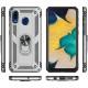 Ударостійкий чохол Serge Ring for Magnet для Samsung Galaxy A20 / A30 Срібний