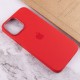 Чохол Silicone case (AAA) with Magsafe and Animation для Apple iPhone 12 Pro / 12 (6.1") Червоний / Red