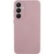 Чохол TPU GETMAN Liquid Silk Full Camera для Samsung Galaxy S24+ Рожевий / Pink Sand