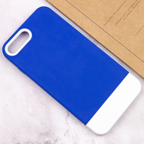 Чохол TPU+PC Bichromatic для Apple iPhone 7 plus / 8 plus (5.5") Navy Blue / White