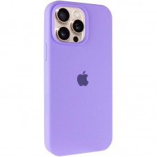 Чохол Silicone Case Full Protective (AA) для Apple iPhone 15 Pro (6.1") Бузковий / Dasheen