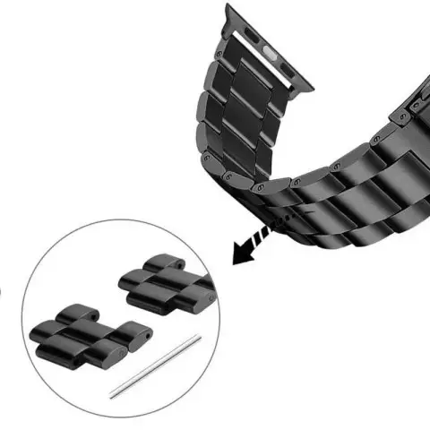 Ремінець Steel Elegance для Apple Watch 42(ser.1-3)/44/45/46/49mm Black