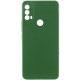 Чохол TPU GETMAN Liquid Silk Full Camera для Motorola Moto E40 Зелений / Dark green