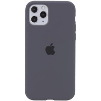 Чохол Silicone Case Full Protective (AA) для Apple iPhone 11 Pro (5.8") Сірий / Dark Gray