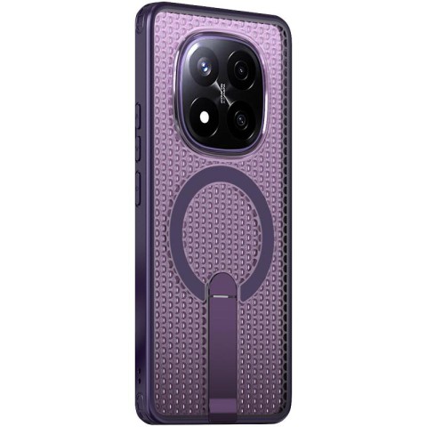 Чохол TPU Breeze with MagSafe stand для Xiaomi Redmi Note 14 Pro 4G/5G Purple
