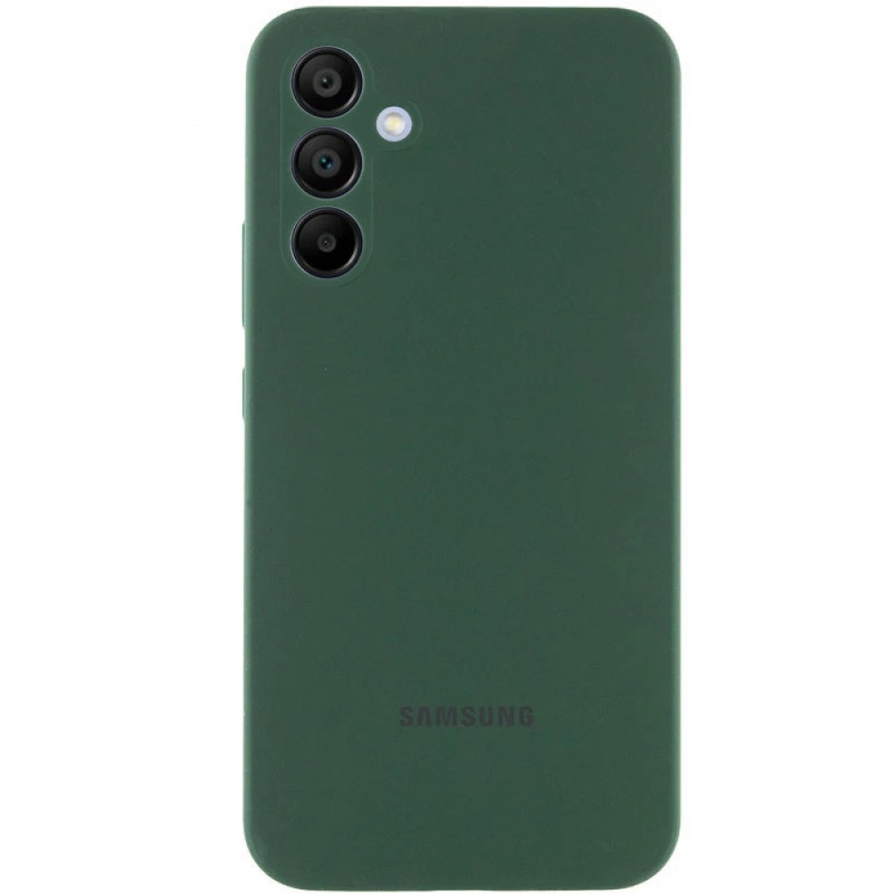 Чохол Silicone Cover Lakshmi Full Camera (AAA) with Logo для Samsung Galaxy S25+ Зелений / Cyprus Green
