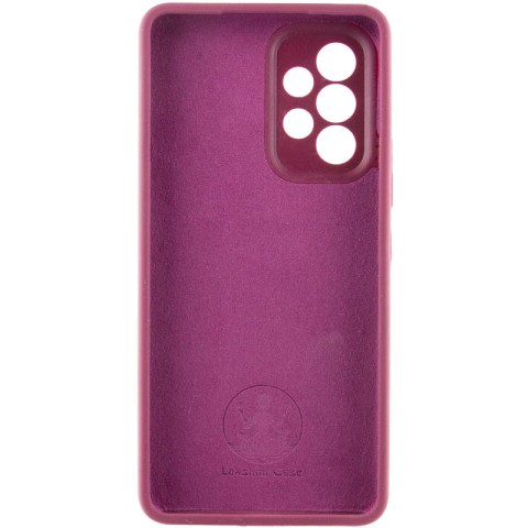 Чохол Silicone Cover Lakshmi Full Camera (AAA) для Samsung Galaxy A52 4G / A52 5G / A52s Бордовий / Plum