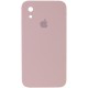 Чохол Silicone Case Square Full Camera Protective (AA) для Apple iPhone XR (6.1") Рожевий / Pink Sand