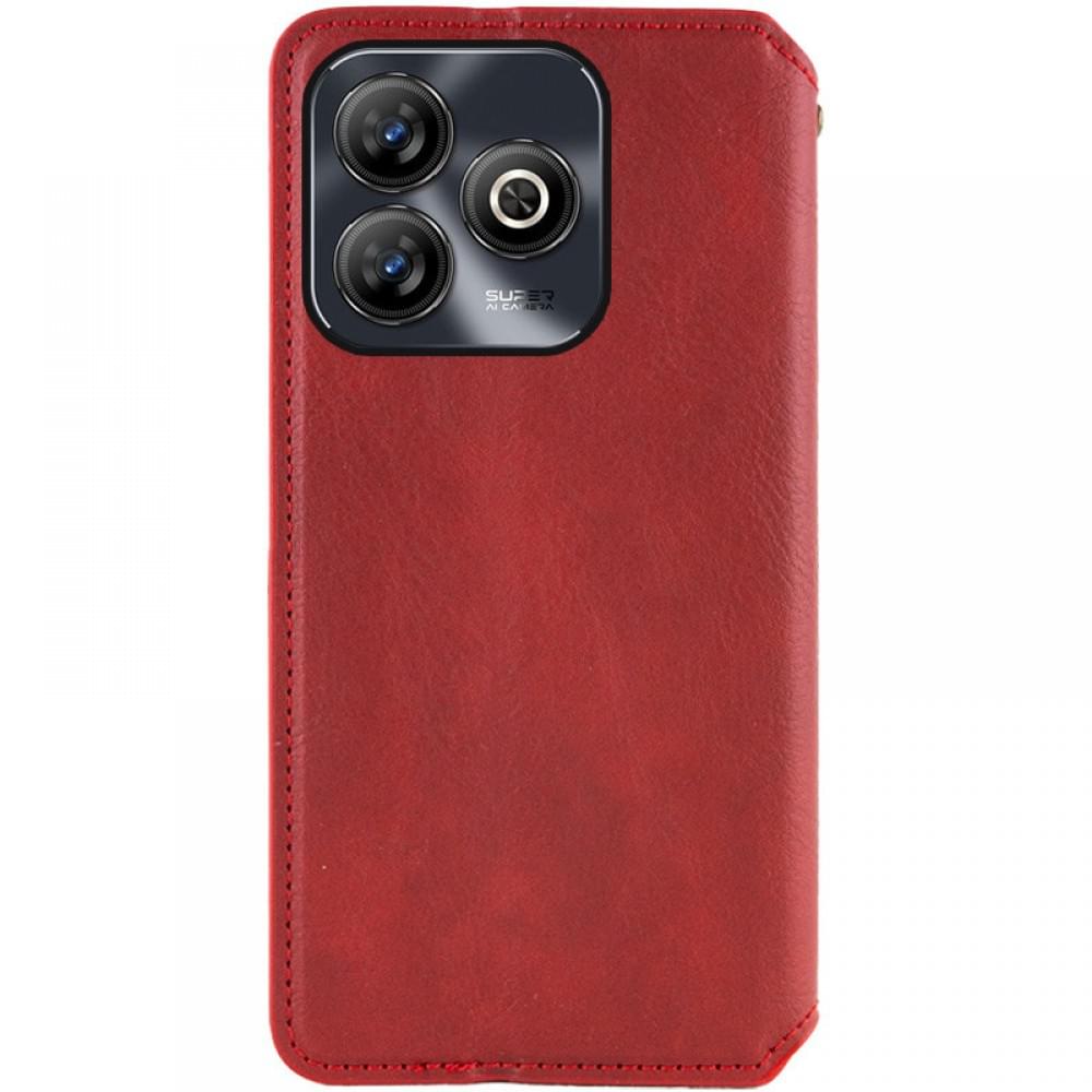 Кожаный чехол-книжка GETMAN Cubic (PU) для ZTE Blade A75 4G