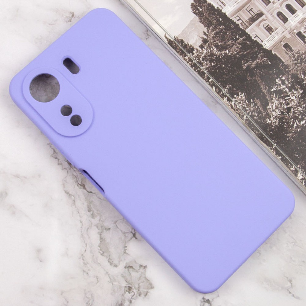 Чохол Silicone Cover Lakshmi Full Camera (AA) для Oppo A60 4G Бузковий / Dasheen