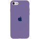 Чохол Silicone Case Full Protective (AA) для Apple iPhone SE (2020) / 7 / 8 (4.7") Сірий / Lavender Gray