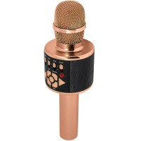 Караоке Мікрофон-колонка D169 Rose Gold