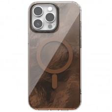Чохол TPU Shiny Mountain (MagFit) для Apple iPhone 13 Pro Max (6.7") Chocolate