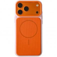 Чохол TPU TechWoven Hybrid with MagSafe для Apple iPhone 17 Pro (6.3") Pink / Orange