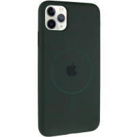 Чохол Silicone Case Full Protective (AA) with MagSafe для Apple iPhone 11 Pro Max (6.5") Зелений / Cyprus Green