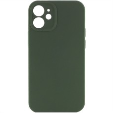 Чохол Silicone Case Full Camera Protective (AA) NO LOGO для Apple iPhone 12 (6.1") Зелений / Cyprus Green