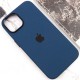 Чохол Silicone Case Metal Buttons (AA) для Apple iPhone 12 Pro Max (6.7") Синій / StromBlue