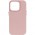 Шкіряний чохол Leather Case (AA Plus) with MagSafe для Apple iPhone 14 Pro Max (6.7") Sand Pink