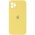 Чохол Silicone Case Square Full Camera Protective (AA) для Apple iPhone 11 Pro (5.8") Жовтий / Canary Yellow