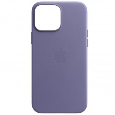 Шкіряний чохол Leather Case (AAA) для Apple iPhone 13 mini (5.4") Бузковий / Wisteria