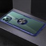 TPU+PC чохол Deen CrystalRing for Magnet (opp) для Apple iPhone 11 Pro Max (6.5") Безбарвний / Синій