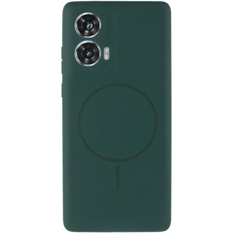 Чохол Silicone Cover Lakshmi Full Camera (AA) with MagFit для Motorola Edge 50 Fusion Зелений / Dark green