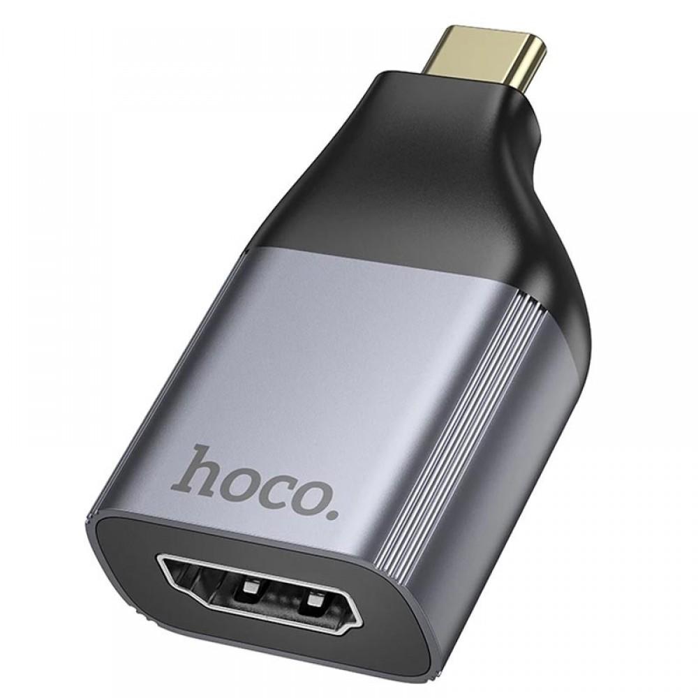 Перехідник Hoco UA33 Type-C to HDTV Metal grey