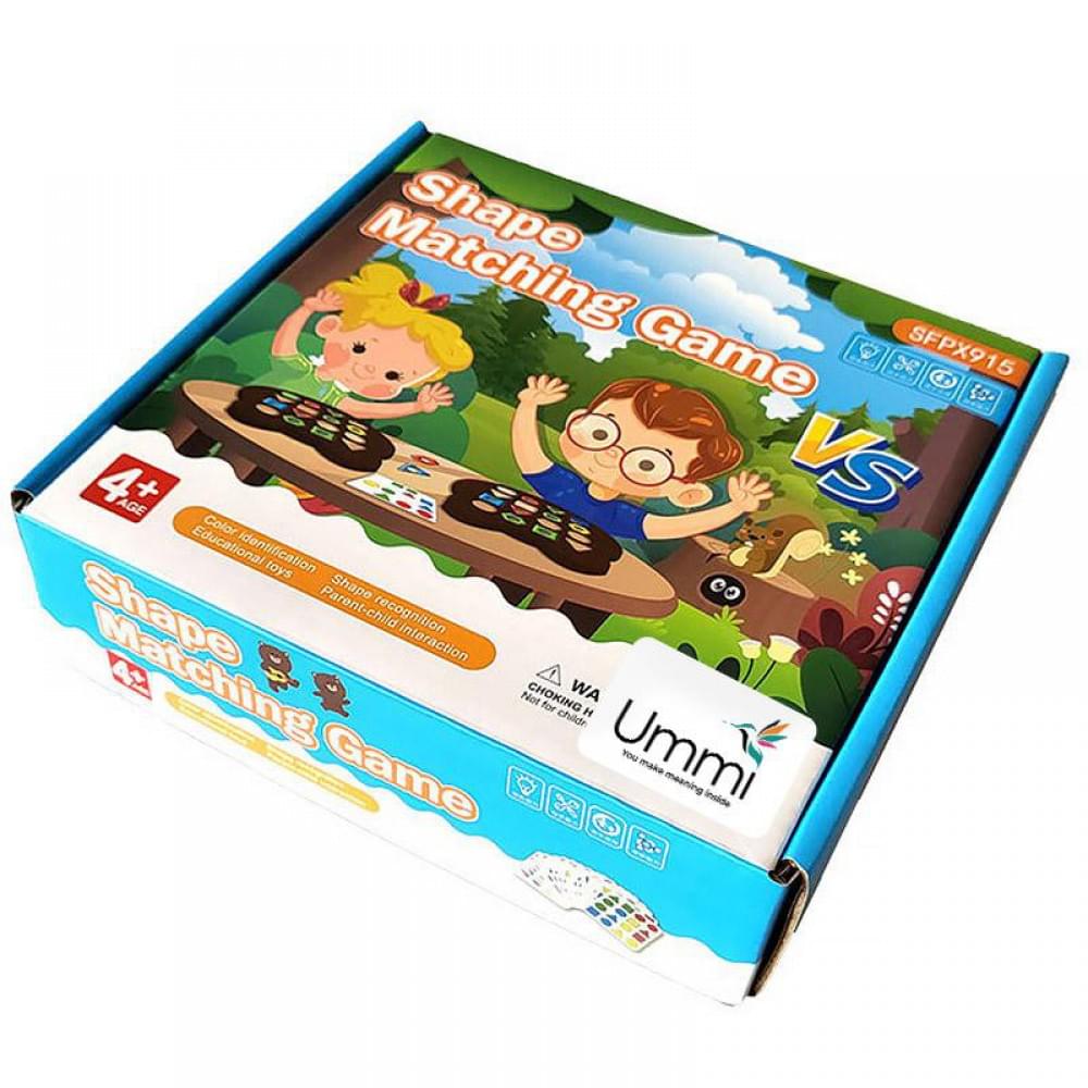 Настільна інтерактивна гра Ummi Shape Matching Game + answer bell Colorful