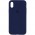 Чохол Silicone Case Full Protective (AA) для Apple iPhone X (5.8") / XS (5.8") Синій / Deep navy
