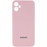 Чохол Silicone Cover Lakshmi Full Camera (AAA) with Logo для Samsung Galaxy A05 Рожевий / Pink Sand
