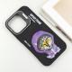 TPU+PC чохол Friends для Apple iPhone 15 Pro (6.1") Black Cat