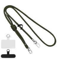 Шнурок із двома кріпленнями (8 мм) 150 см Army Green