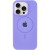 Чохол Silicone Case Full Protective (AA) with MagSafe для Apple iPhone 15 Pro (6.1") Бузковий / Lilac